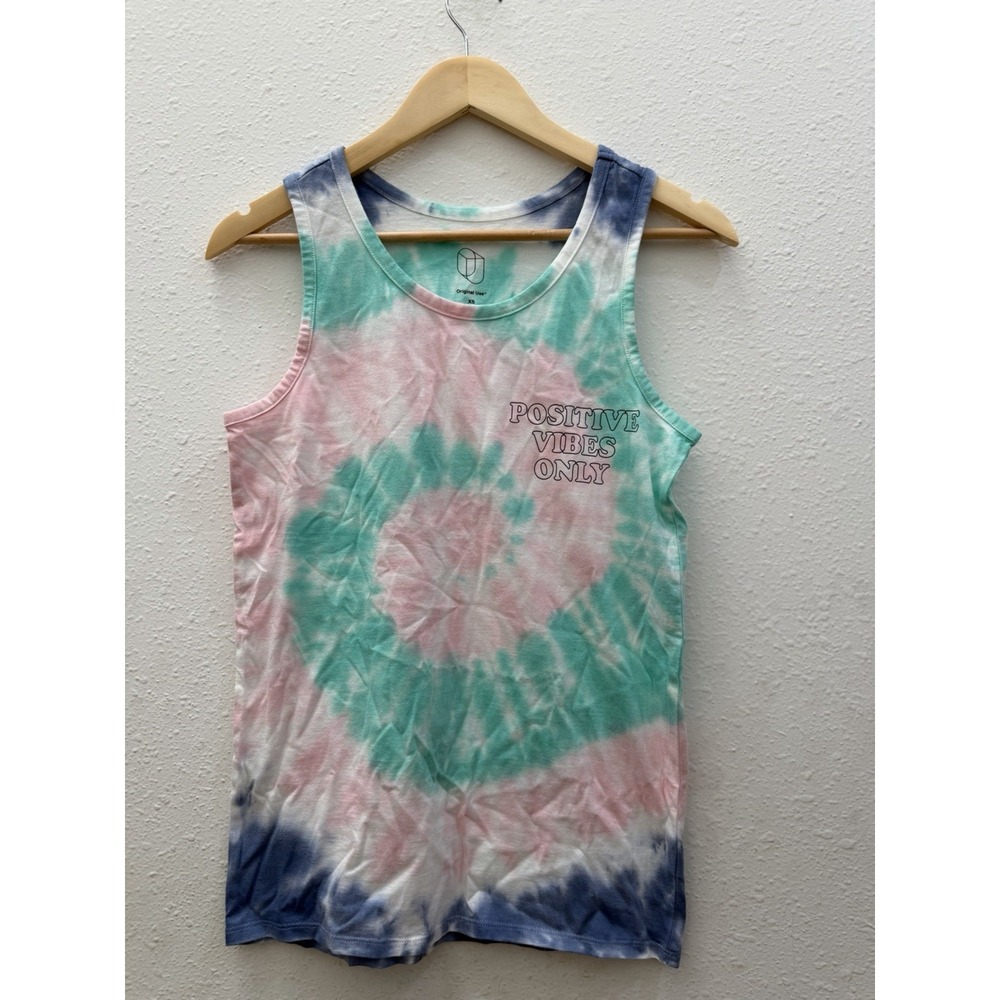 Tie-dye Tank Shirt Women Size S